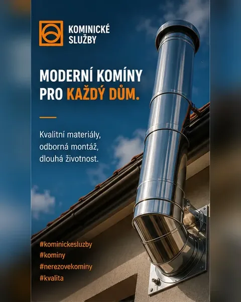 Moderní komíny pro každý dům — nerezové komíny